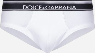 Dolce & Gabbana Slip Medio 2-pack - Man Underwear And Loungewear White Cotton 7