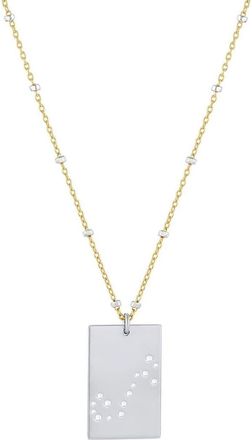 Set & Stones Zodiac Constellation Pendant Necklace in Silver - Scorpio at Nordstrom