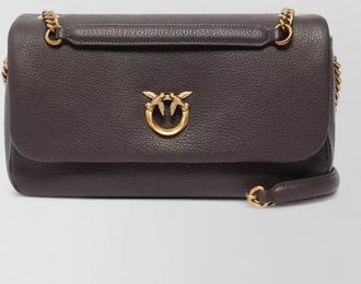 Pinko love bag click leather shoulder bag