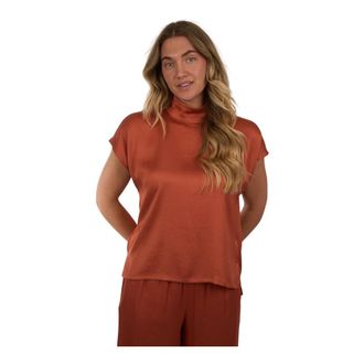 Drykorn Dames, Blouses & Shirts, Oranje, Maat: XS