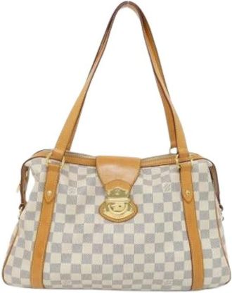 Louis Vuitton Pre-owned Shoulder Bags, female, Beige, Size: ONE SIZE Pre-owned Canvas louis-vuitton-bags