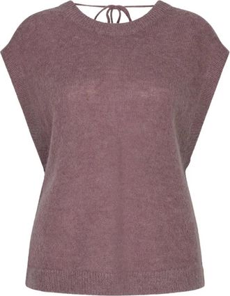 Dante6 Enoha Trui - Dames - Ronde hals truien - Roze - XS - Wol - Truien & Vesten