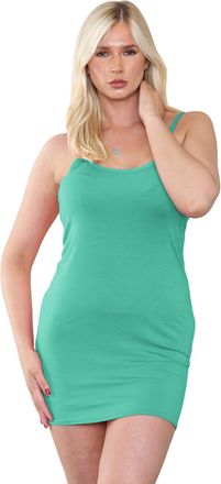 Janisramone Hamishkane Womens Tops Plain Cami Strappy Sleeveless Bodycon Vest Top Women UK - Chic Summer Tank Top Women, Ideal Ladies Tops for Casual Active Outfi