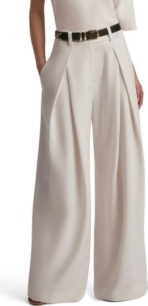 Favorite Daughter Pleated Wide Leg Pants in Ivory at Nordstrom, Size 14