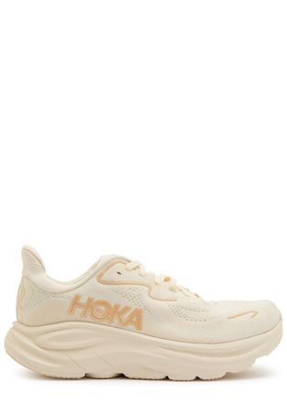 Hoka One One Clifton 10 Mesh-knit Sneakers - Beige - 6.5 (IT39.5 / UK6.5)