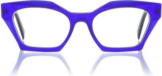 Kirk & Kirk Blue Zara Acrylic-Blend Cat-Eye Sunglasses