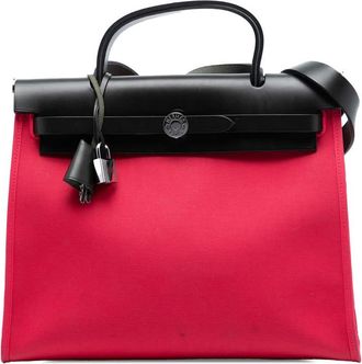 Herm&egrave;s Pre-owned Hermes Toile Herbag Zip 31 Ladies VGF9WKLM663V0ZMR