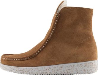 Nature Footwear Schoenen, Dames, Beige, 40 EU, Leer, Nanna Boot