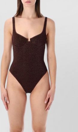 Os&eacute;ree lumiere balconette swimsuit adjustable straps