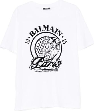 Balmain Hombre, Camisetas, Blanco, Talla: M