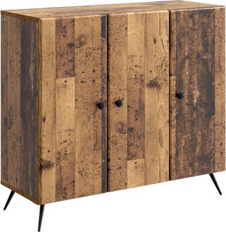vidaXL Aparador Madera Envejecida 89 X 34,5 X 80 Cm Vidaxl