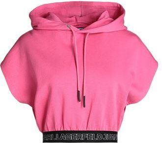 Karl Lagerfeld KLJ CROPPED SLESS HOODIE