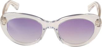 K&agrave;dor Capri Translucent Frame Gradient Sunglasses