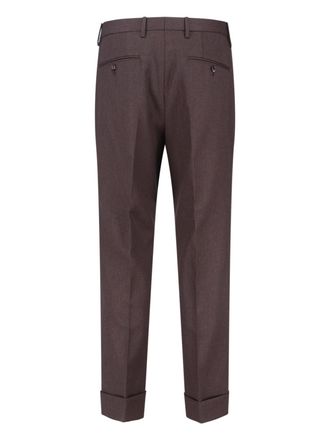 Burberry Mens Trousers Brown Wool