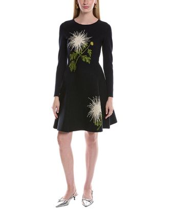 Oscar De La Renta Oscar De La Renta A-Line Dress