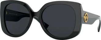 Versace Medusa Icon Zonnebrillen - Dames - Zonnebrillen - Zwart - 56 MM - Accessoires