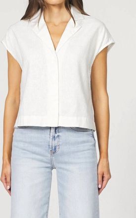 Dear John Denim Cruz Button Down Shirt In White