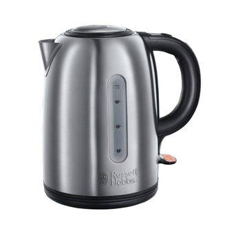 Russell Hobbs Snowden 1.7L Brushed Metal Jug Kettle - Silver | TJ Hughes
