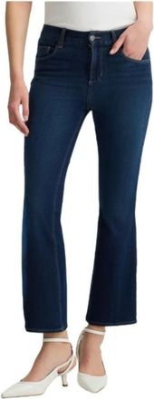 Liu Jo High Waist Flare Jeans - Dames - Bootcut Jeans - Blauw - W28 - Katoen - Jeans