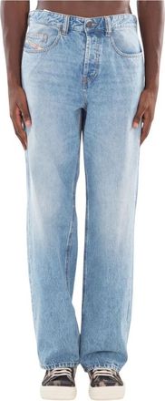 Diesel D-Macro Straight Jeans - Heren - Regular Fit Jeans - Blauw - W34 - Denim - Jeans