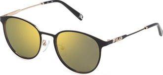 Fila SFI217 301G Mens Sunglasses Black Size 52