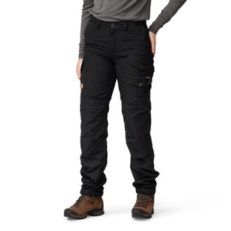Fj&auml;llr&auml;ven Womens Vidda Pro Trousers Black 36 EU Short