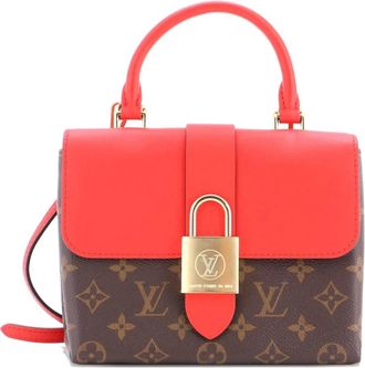 Louis Vuitton Locky Handbag Monogram Canvas with Leather BB satchel - Bruin