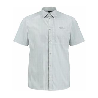 Jack Wolfskin Heren, Overhemden, Grijs, Maat: 2XL Wol