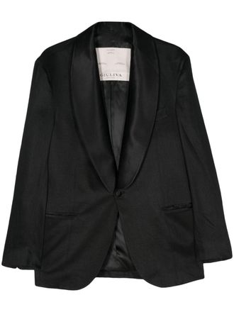 Giuliva Heritage Collection Blazer met sjaalrevers - Zwart
