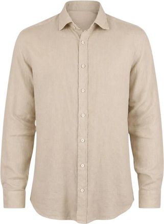 Bastoncino Casual Shirts - Heren - Casual Overhemden - Beige - M - Overhemden
