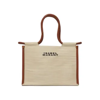 Isabel Marant unisex, Tassen, Beige, Maat: ONE Size Leer