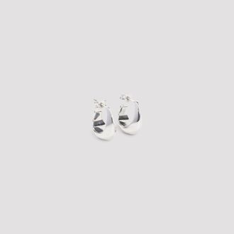 Christophe Lemaire gebogen mini-drop oorbellen