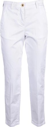 Jacob Cohen Chinos - Dames - Chinos - Wit - 2XS - Katoen - Broeken