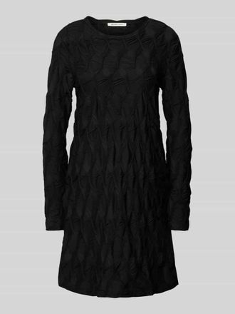 Tom Tailor Denim A-Linie Minikleid mit Strucktur in Black, Gr&ouml;&szlig;e XS