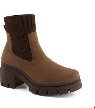 Andrea Womens Slip On Boots In Brown
