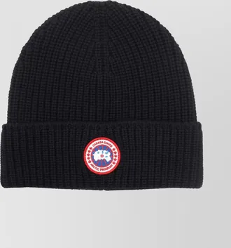 Canada Goose wool ribbed beanie