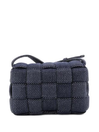 Bottega Veneta Cassette Padded Maxi Intrecciato Denim crossbody bag - women - Denim - One Size - Blue