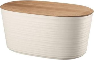 Guzzini Cesta De Pan Con Tapa Y Tabla De Cortar En Bamb&uacute; 392x232x190
