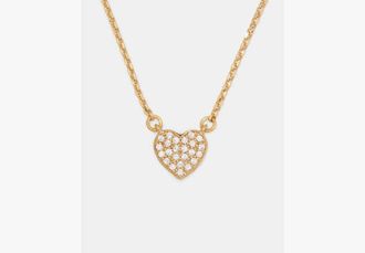 Kate Spade New York Yours Truly Pave Heart Mini Pendant