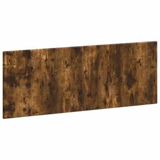 vidaXL Testiera Da Muro Breda Rovere Fumo Legno Ingegnerizzato Vidaxl