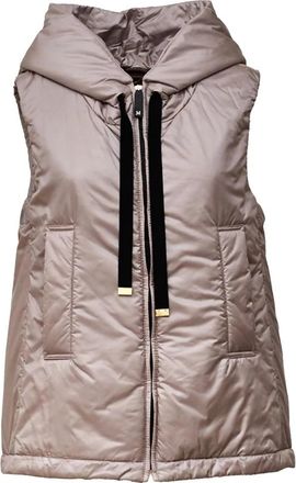 Max Mara Greengo Gilet - Dames - Bodywarmers - Beige - XS - Polyester - Jassen