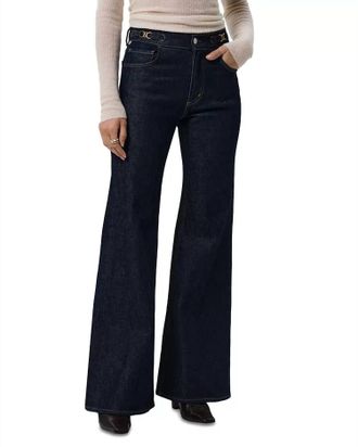 Citizens Of Humanity Kimberly Horsebit High Rise Flare Jeans In Helia