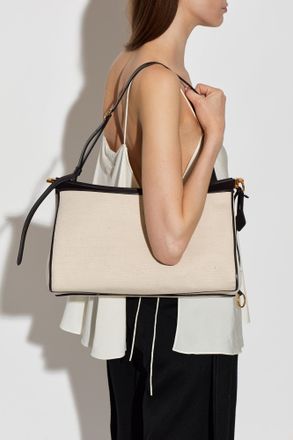 Alaia Le Click Large Bag, Womens, Cream