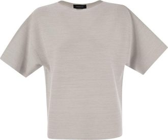 Fabiana Filippi Cotton And Lurex Boat-Neck Sweater