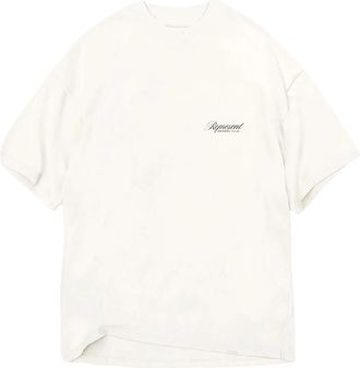 Represent Eigenaren Club Script T-Shirt - Heren - T-shirts - Wit - 2XL - Tops