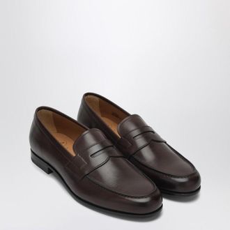 『church's』Brown Leather Moccasins Churchs: Brown Leather Slip-On Shoes now up to −80% | Stylight