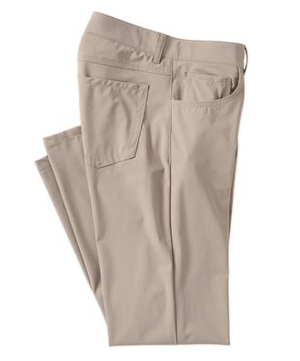Ballin Mens Techno Ultimate Performance 5-Pocket Pant - Crescent Modern Fit In Stone