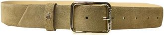 Patrizia Pepe Suede Riem - Dames - Riemen - Groen - S - Leer - Accessoires