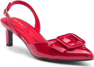 Anne Klein Bernette Bow Pump in Lipstick Red Patent at Nordstrom Rack, Size 5.5