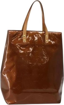 Louis Vuitton Pre-owned Vintage Tote Bag - Dames - Vintage Shopper - Bruin - ONE Size - Leer - Vintage